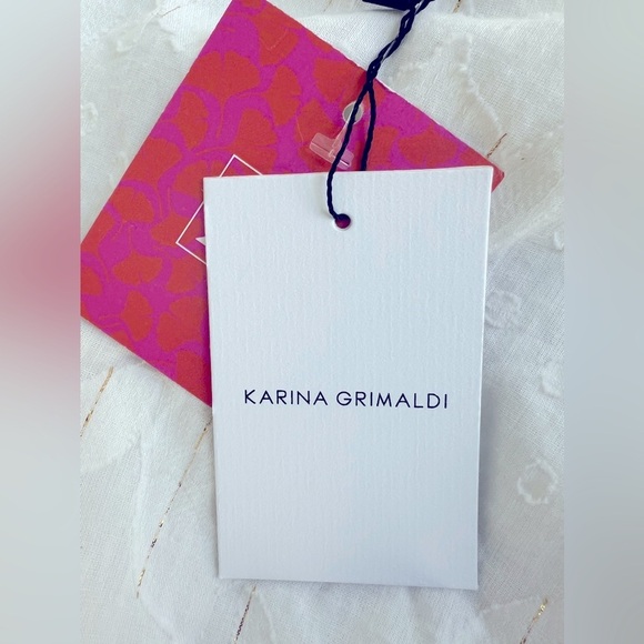 Revolve Karina Grimaldi New with Tags Pauline Jacquard Mini Dress in White - Picture 4 of 9
